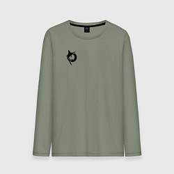 Лонгслив хлопковый мужской Todak, цвет: авокадо