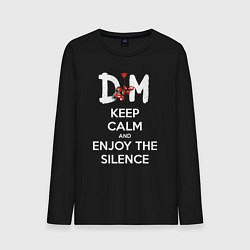 Мужской лонгслив DM keep calm and enjoy the silence