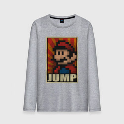 Мужской лонгслив Jump Mario