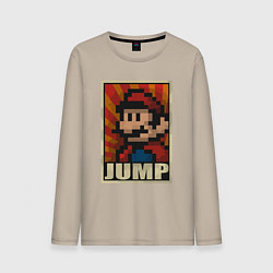 Мужской лонгслив Jump Mario