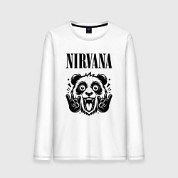 Мужской лонгслив Nirvana - rock panda