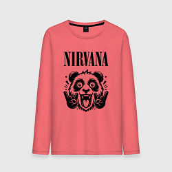Мужской лонгслив Nirvana - rock panda