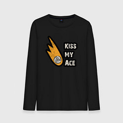 Мужской лонгслив Kiss my ace volleyball