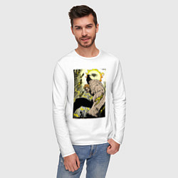 Лонгслив хлопковый мужской Семь смертных грехов Эсканор, цвет: белый — фото 2