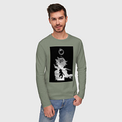 Лонгслив хлопковый мужской Семь смертных грехов Мелиодас, цвет: авокадо — фото 2