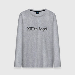 Лонгслив хлопковый мужской XIIIth angel, цвет: меланж