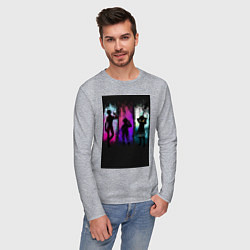 Лонгслив хлопковый мужской Семь смертных грехов Кинг, цвет: меланж — фото 2
