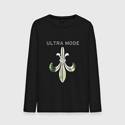 Лонгслив хлопковый мужской Depeche Mode - Ultra mode, цвет: черный