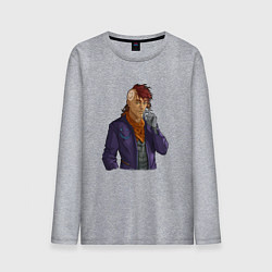Лонгслив хлопковый мужской Randy - RimWorld, цвет: меланж