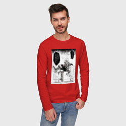 Лонгслив хлопковый мужской О моём перерождении в слизь Римуру Темпест манга, цвет: красный — фото 2