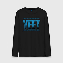 Лонгслив хлопковый мужской Jey Uso yeet wwe, цвет: черный