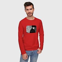 Лонгслив хлопковый мужской Opium - Delusion, цвет: красный — фото 2
