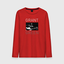 Лонгслив хлопковый мужской Tribute to Grant Green, цвет: красный