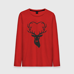 Мужской лонгслив Love deer