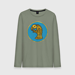 Лонгслив хлопковый мужской Юты из Total War: Attila, цвет: авокадо