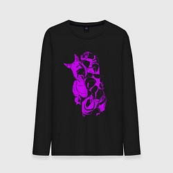 Лонгслив хлопковый мужской Juri Han Street Fighter, цвет: черный