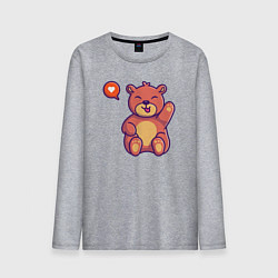 Мужской лонгслив Lovely bear