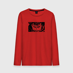Лонгслив хлопковый мужской Берсерк манга, цвет: красный