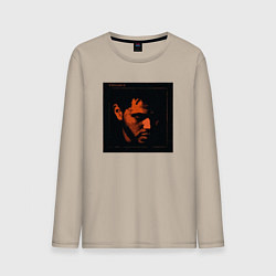 Лонгслив хлопковый мужской The Weeknd Trilogy, цвет: миндальный