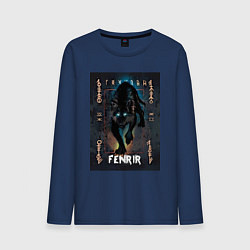 Мужской лонгслив Fenrir black vinyl