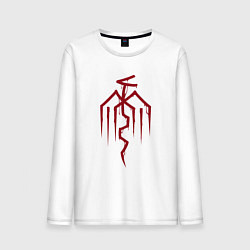 Лонгслив хлопковый мужской Symbol of the City of Chains - Dragon Age, цвет: белый