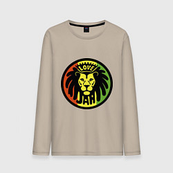 Мужской лонгслив Jamaica rasta lion