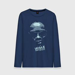Лонгслив хлопковый мужской Urban Hustler, цвет: тёмно-синий