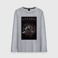 Лонгслив хлопковый мужской Quake champions Anarki, цвет: меланж
