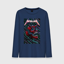 Лонгслив хлопковый мужской Metallica The Unforgiven II, цвет: тёмно-синий