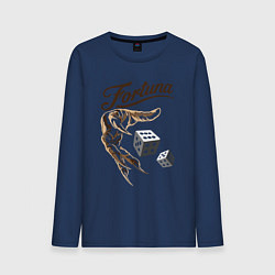 Мужской лонгслив Рука с когтями и игральные кости