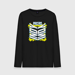Лонгслив хлопковый мужской Indy Pacers, цвет: черный