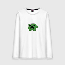Лонгслив хлопковый мужской Kriper MeatBoy, цвет: белый