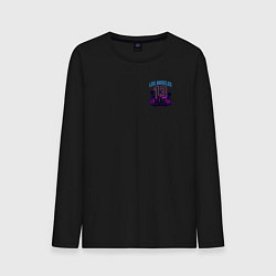 Лонгслив хлопковый мужской Los Aneles 13, цвет: черный