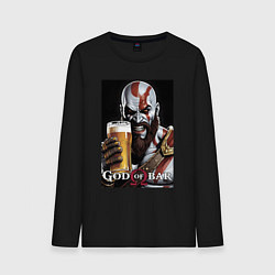 Мужской лонгслив Kratos - god of bar