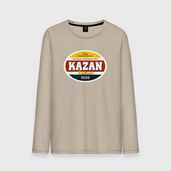 Лонгслив хлопковый мужской Казань Суперсерия, цвет: миндальный