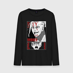 Лонгслив хлопковый мужской Токийские мстители Дракен и Такимичи, цвет: черный