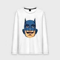 Лонгслив хлопковый мужской Batman Dali, цвет: белый