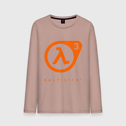Лонгслив хлопковый мужской Half-Life 3, цвет: пыльно-розовый