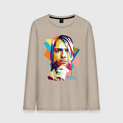 Мужской лонгслив Kurt Cobain: Colors