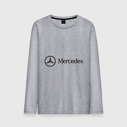 Мужской лонгслив Mercedes Logo