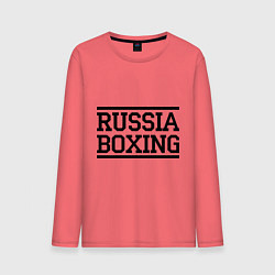 Мужской лонгслив Russia boxing