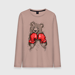 Мужской лонгслив Bear Boxing