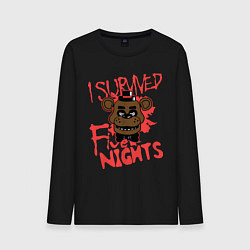 Мужской лонгслив I Survived Five Night