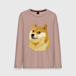 Мужской лонгслив Doge