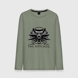 Лонгслив хлопковый мужской The Witcher 3, цвет: авокадо