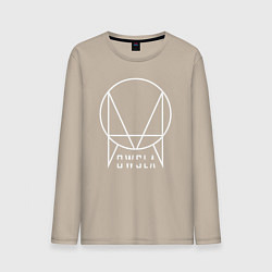 Лонгслив хлопковый мужской OWSLA, цвет: миндальный
