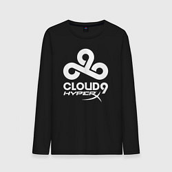 Лонгслив хлопковый мужской Cloud9 HyperX цвета черный — фото 1