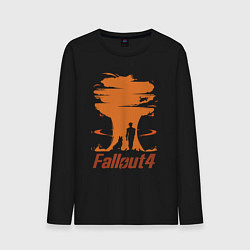 Лонгслив хлопковый мужской Fallout 4: Atomic Bomb цвета черный — фото 1
