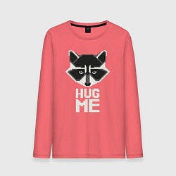 Мужской лонгслив Raccoon: Hug me