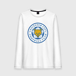 Лонгслив хлопковый мужской Leicester City FC, цвет: белый